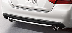 Chrome Rear Bumper Protector Chrome Rear Bumper Protector