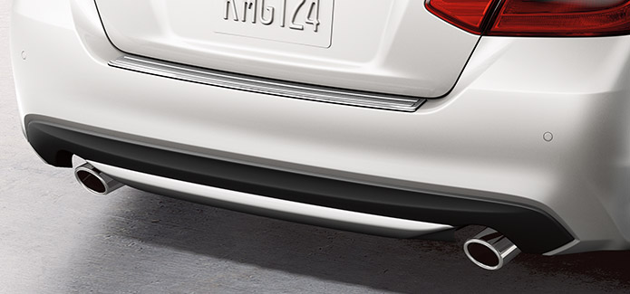 Chrome Rear Bumper Protector Chrome Rear Bumper Protector
