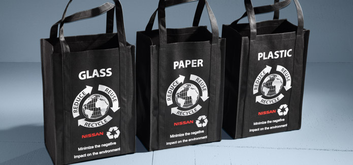 Nissan LEAF® Recycling Bags Nissan LEAF® Recycling Bags