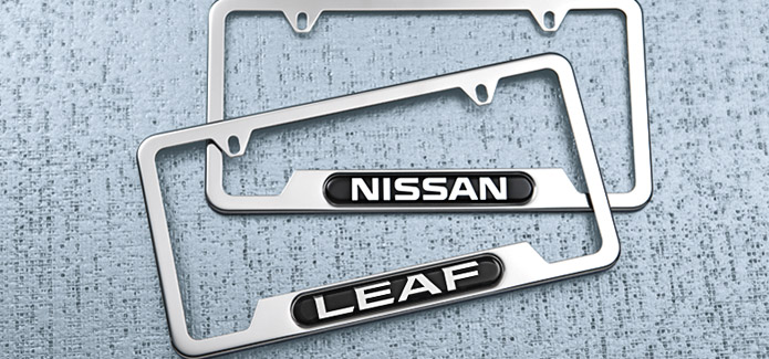 Nissan LEAF License Plate Frame Nissan LEAF License Plate Frame