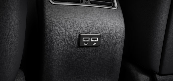 Dual USB Rapid Charging Ports Dual USB Rapid Charging Ports