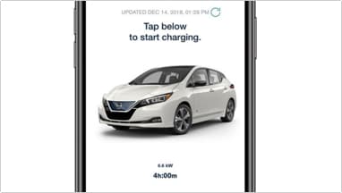 Nissan LEAF App Charging Info